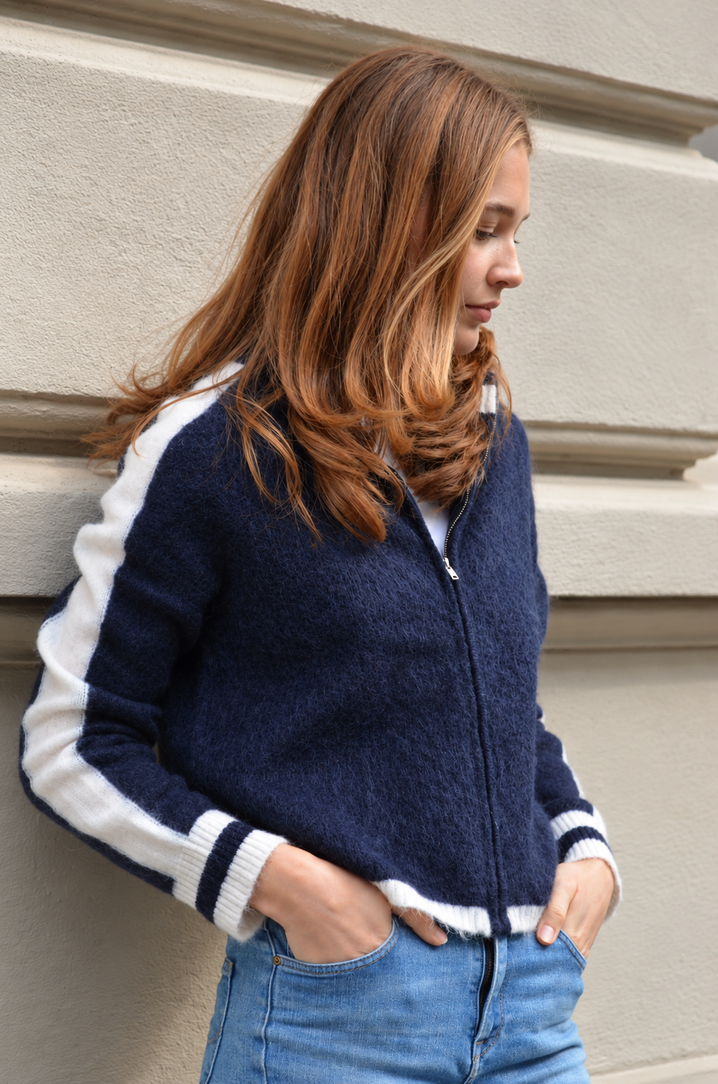 Lyra jakke navy